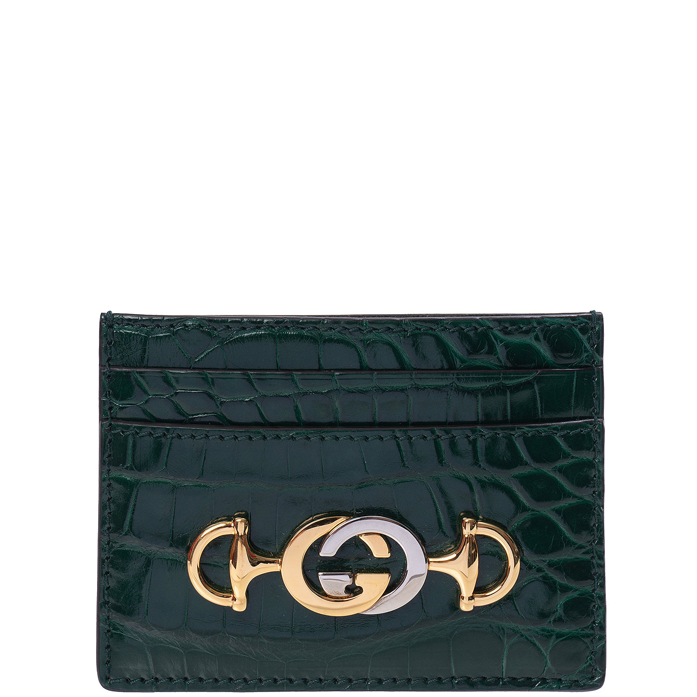 Gucci Zumi Emerald Green Card Holder