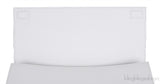 Shadow White Kelly Cut Pochette Swift
