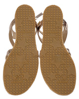 Jimmy Choo Metallic Gold Gladiator Sandals
