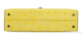 Kelly 20 Mini II Sellier Jaune Citron Ostrich PHW