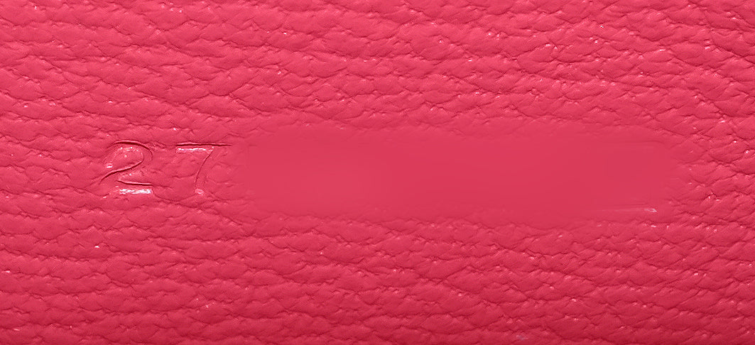 Hermes Bearn Bougainvillier Ostrich Wallet GHW