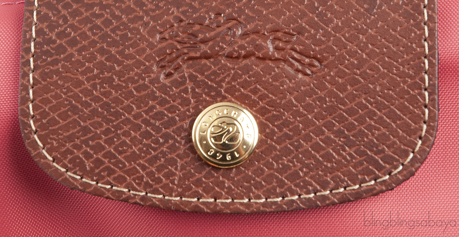 Le Pliage Coral Original Pouch with Handle