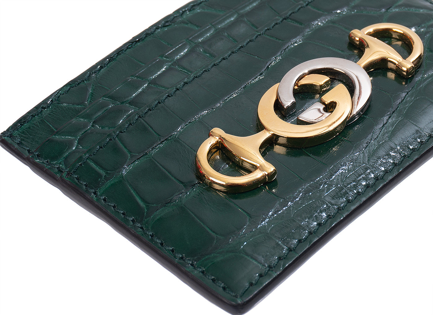 Gucci Zumi Emerald Green Card Holder