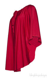 Red Oversize Blouse
