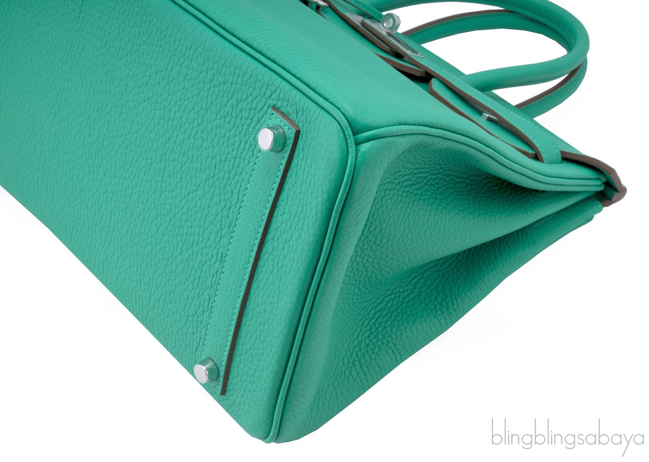 Birkin 35 Menthe Green Clem