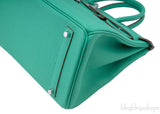 Birkin 35 Menthe Green Clem
