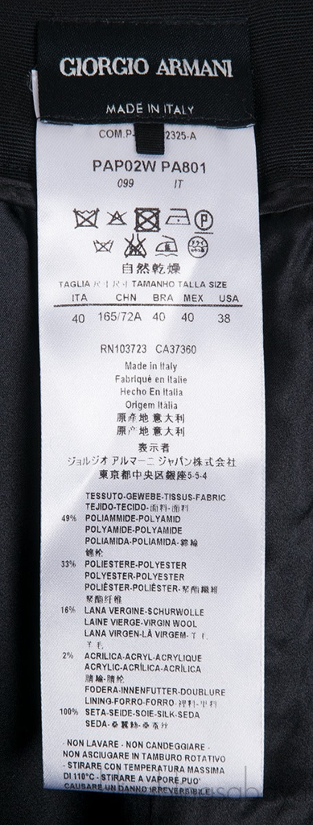 Black Tweed Sequin Trouser