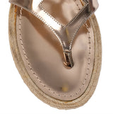 Jimmy Choo Metallic Gold Gladiator Sandals