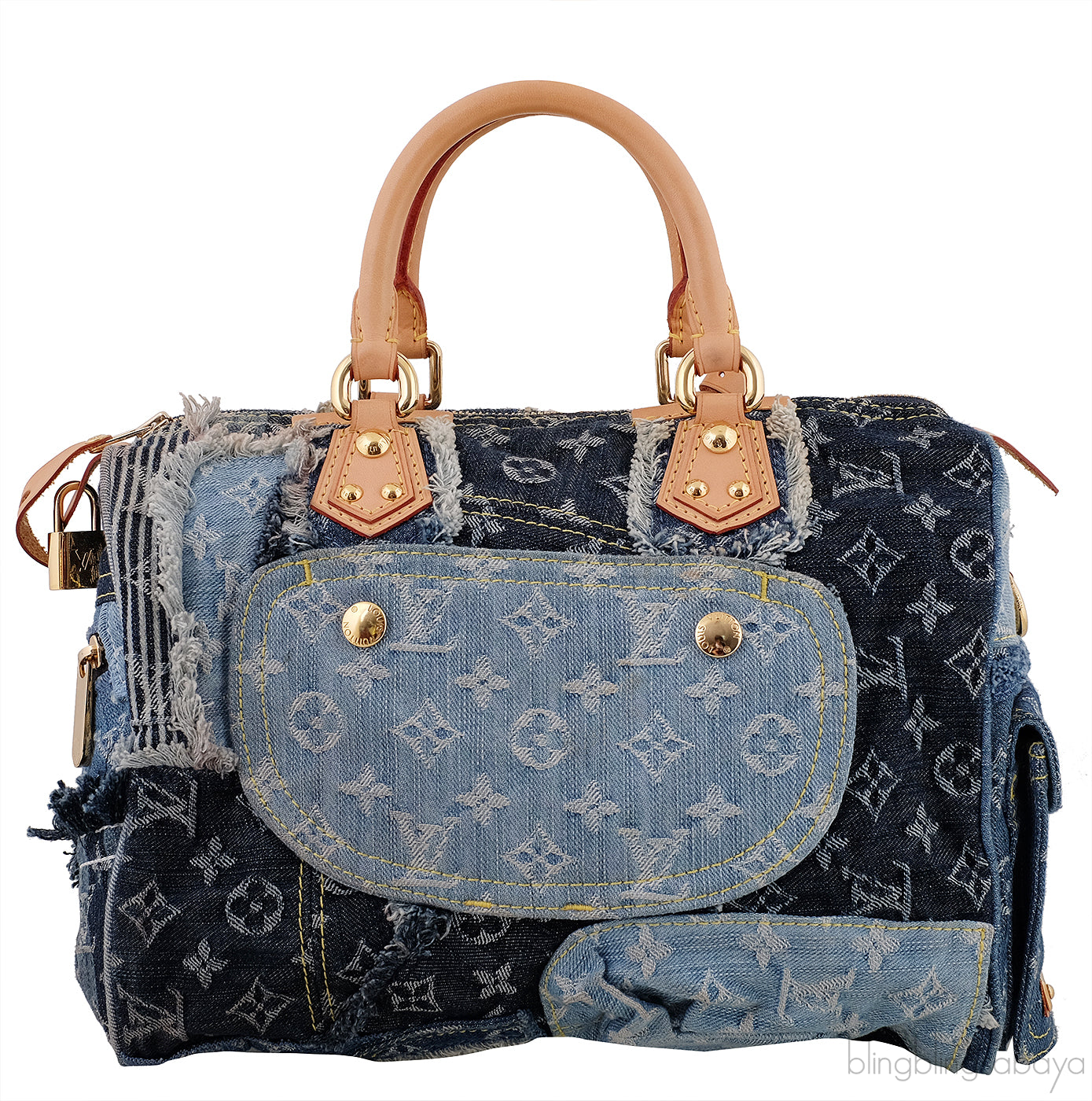 Denim Patchwork Speedy 30