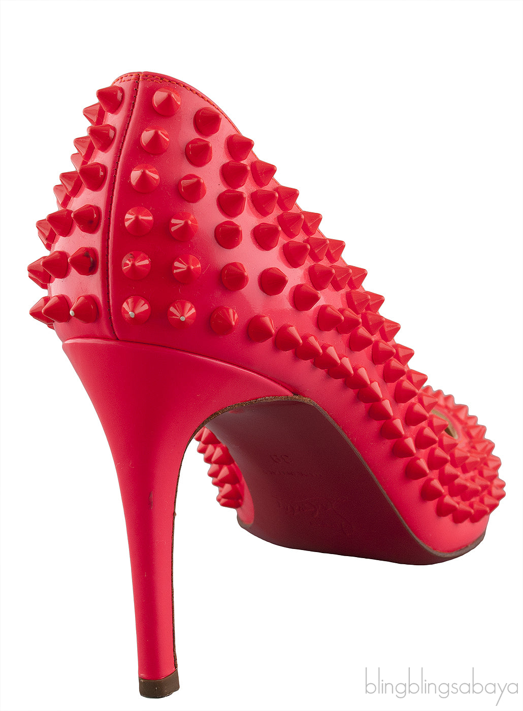 Pigalle Spikes Hot Pink Heels