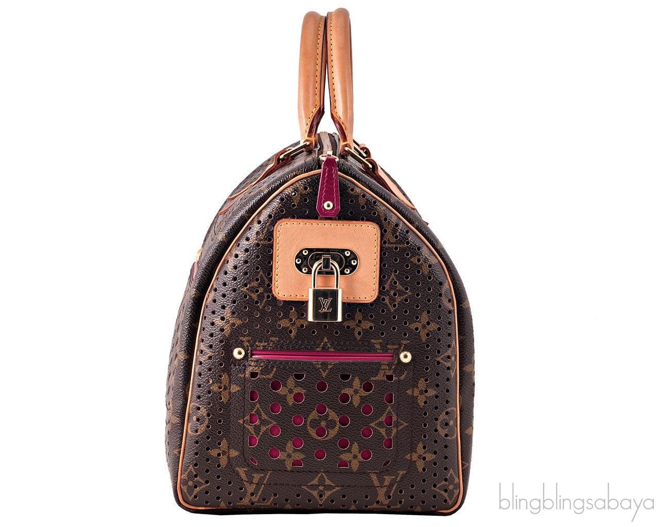 Monogram Perforated Speedy 30