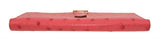 Hermes Bearn Bougainvillier Ostrich Wallet GHW