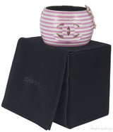 CC Stripes Cuff Enamel Bracelet