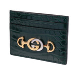 Gucci Zumi Emerald Green Card Holder