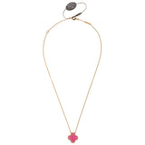 Van Cleef & Arpels Vintage Alhambra Pink Pendant Necklace