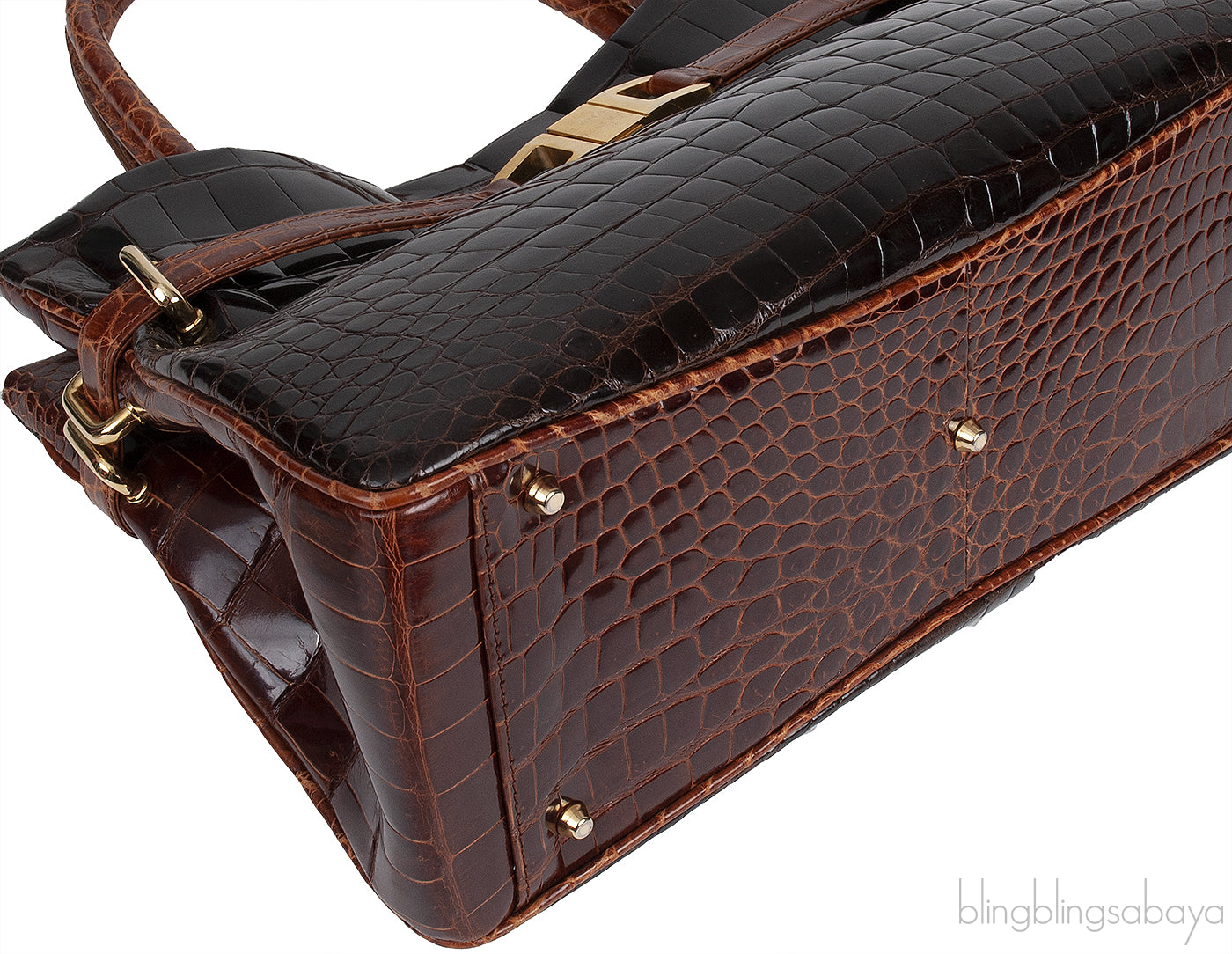 Lana Marks Positano Alligator Bag