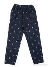 Burberry Blue Printed Kids Denim Jeans