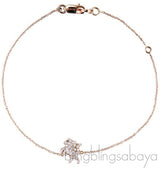 Rose Gold Horse Diamond Bracelet