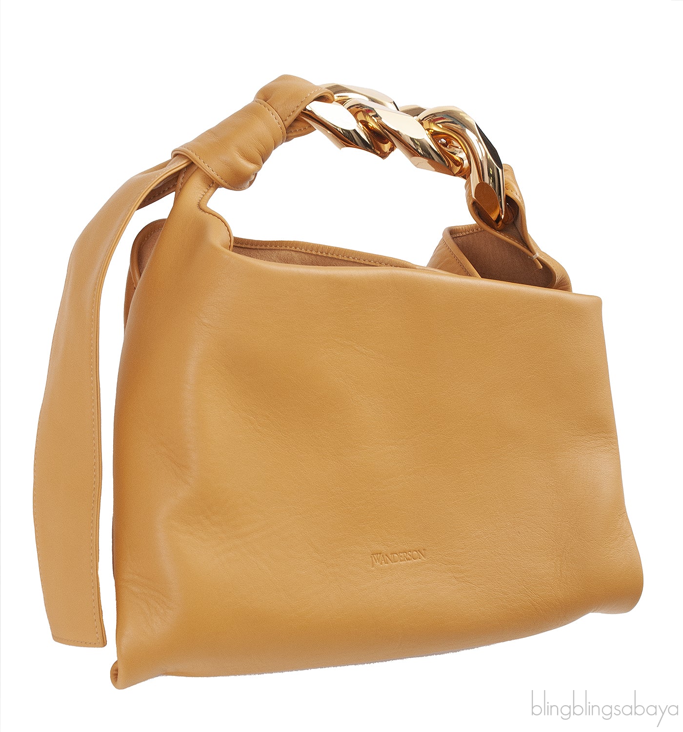 JW Anderson Beige Small Chain Hobo Bag