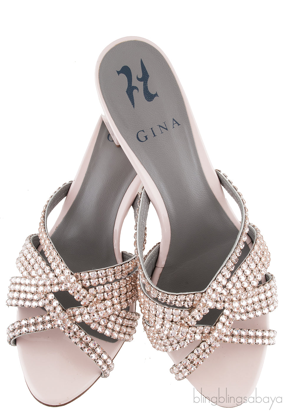 Light Pink Crystal Mule