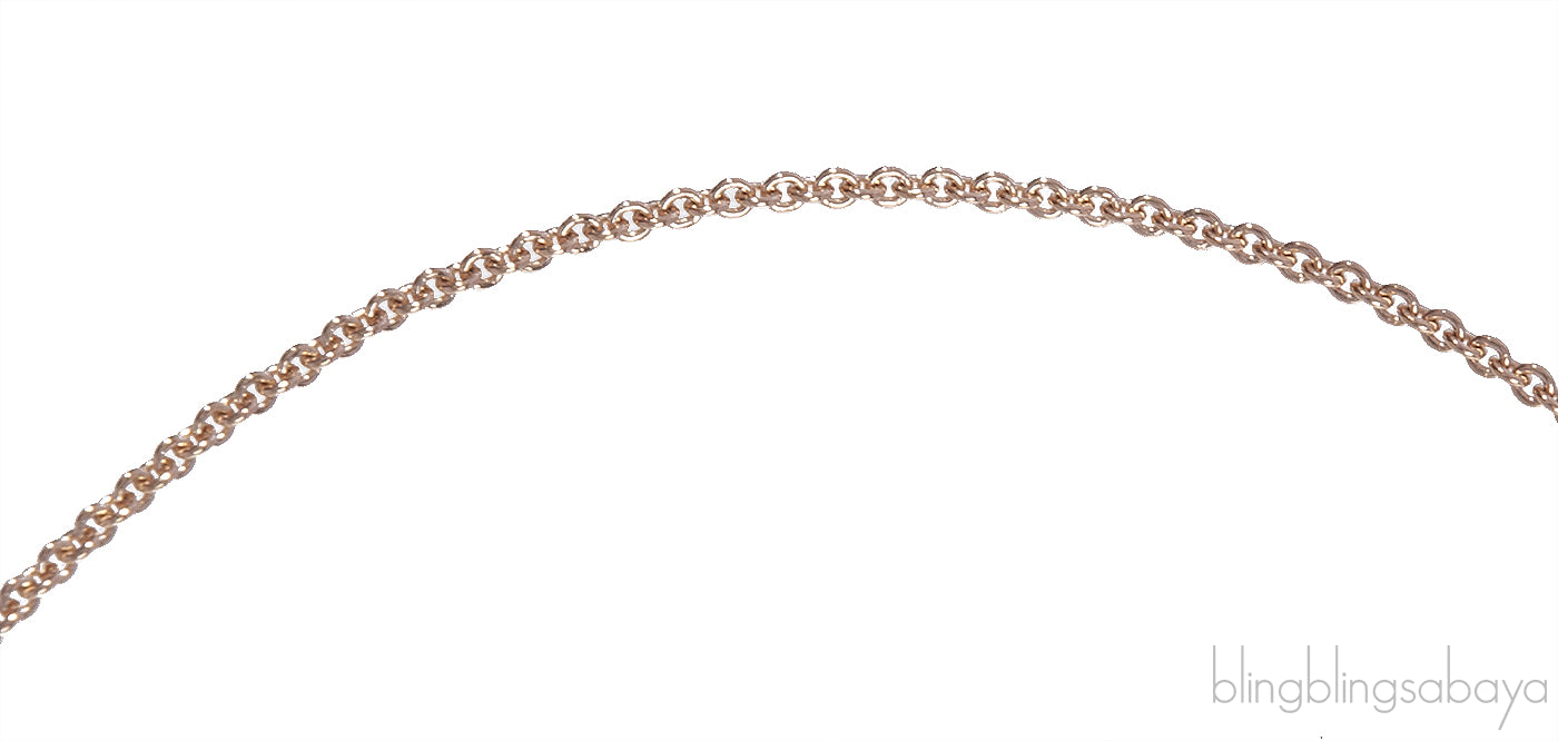 Bvlgari Diamond Necklace 18kt Rose Gold