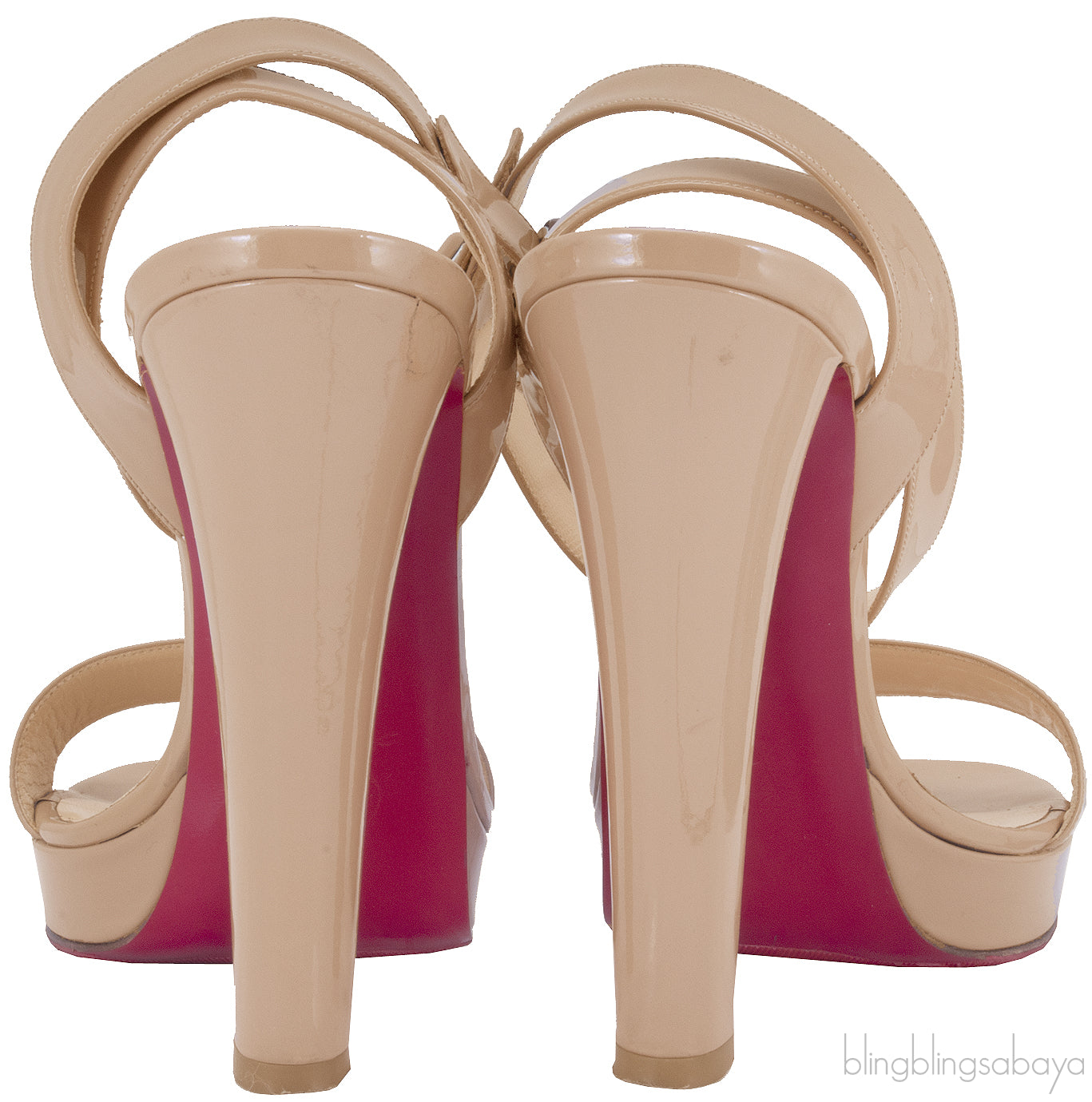 Nude Ankle Strap Sandals