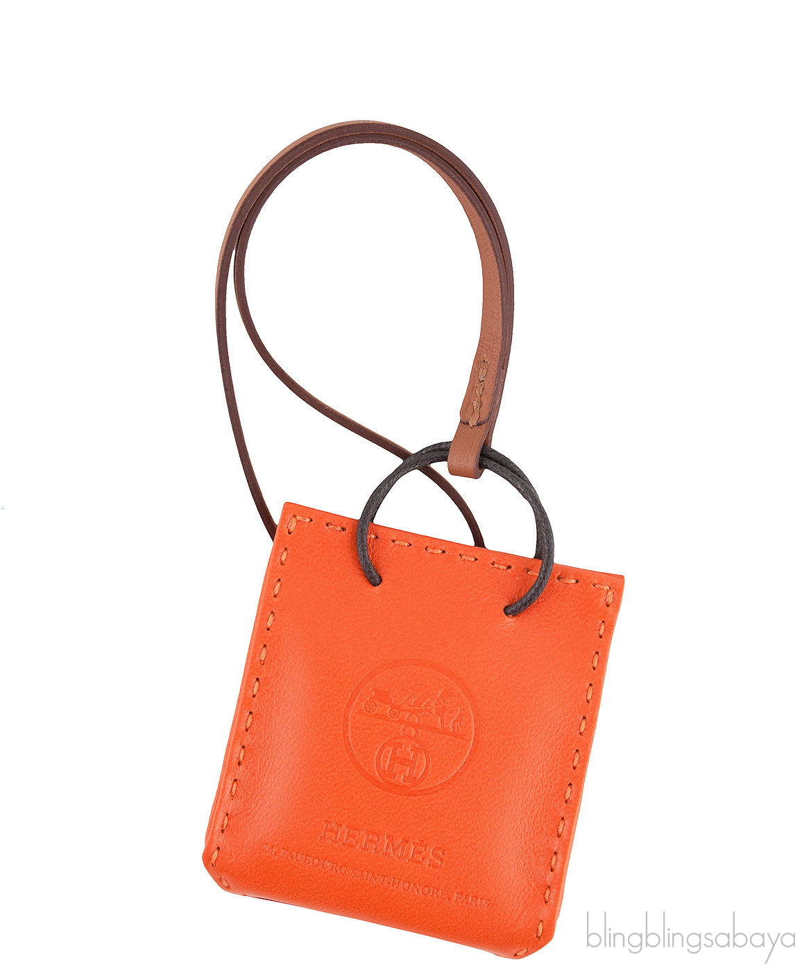 Orange Bag Charm