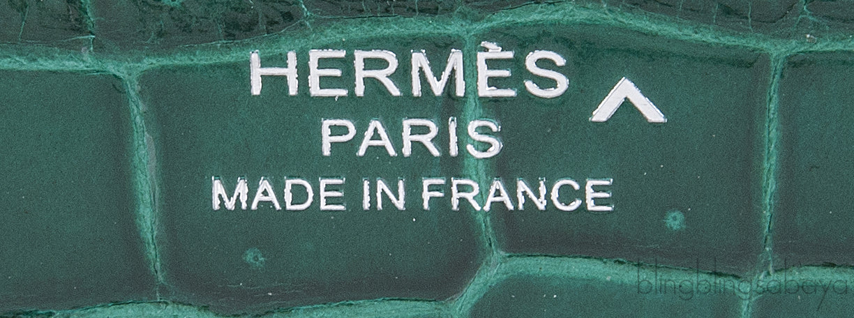 Egee Emerald Crocodile Clutch