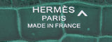 Egee Emerald Crocodile Clutch