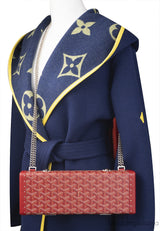 Goyard Saint Honore Trunk Bag Burgundy