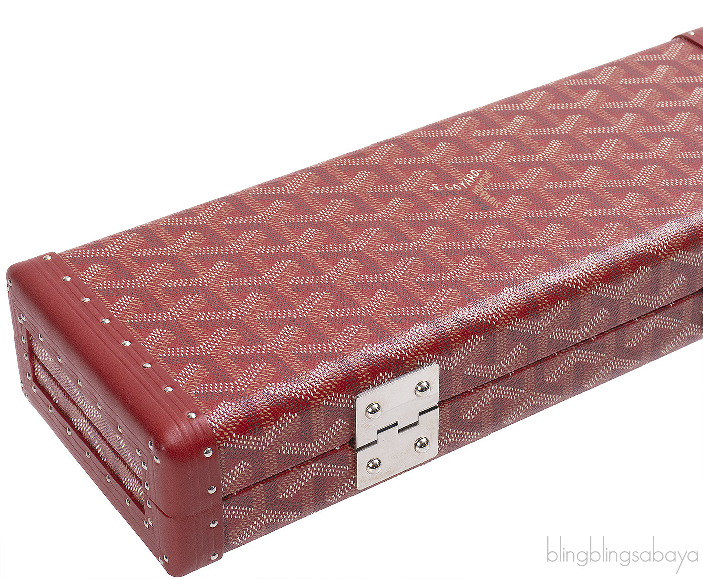 Goyard Saint Honore Trunk Bag Burgundy