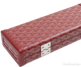 Goyard Saint Honore Trunk Bag Burgundy