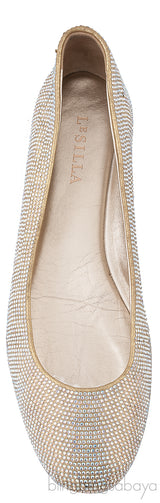 Crystal Embellished Ballet Flat