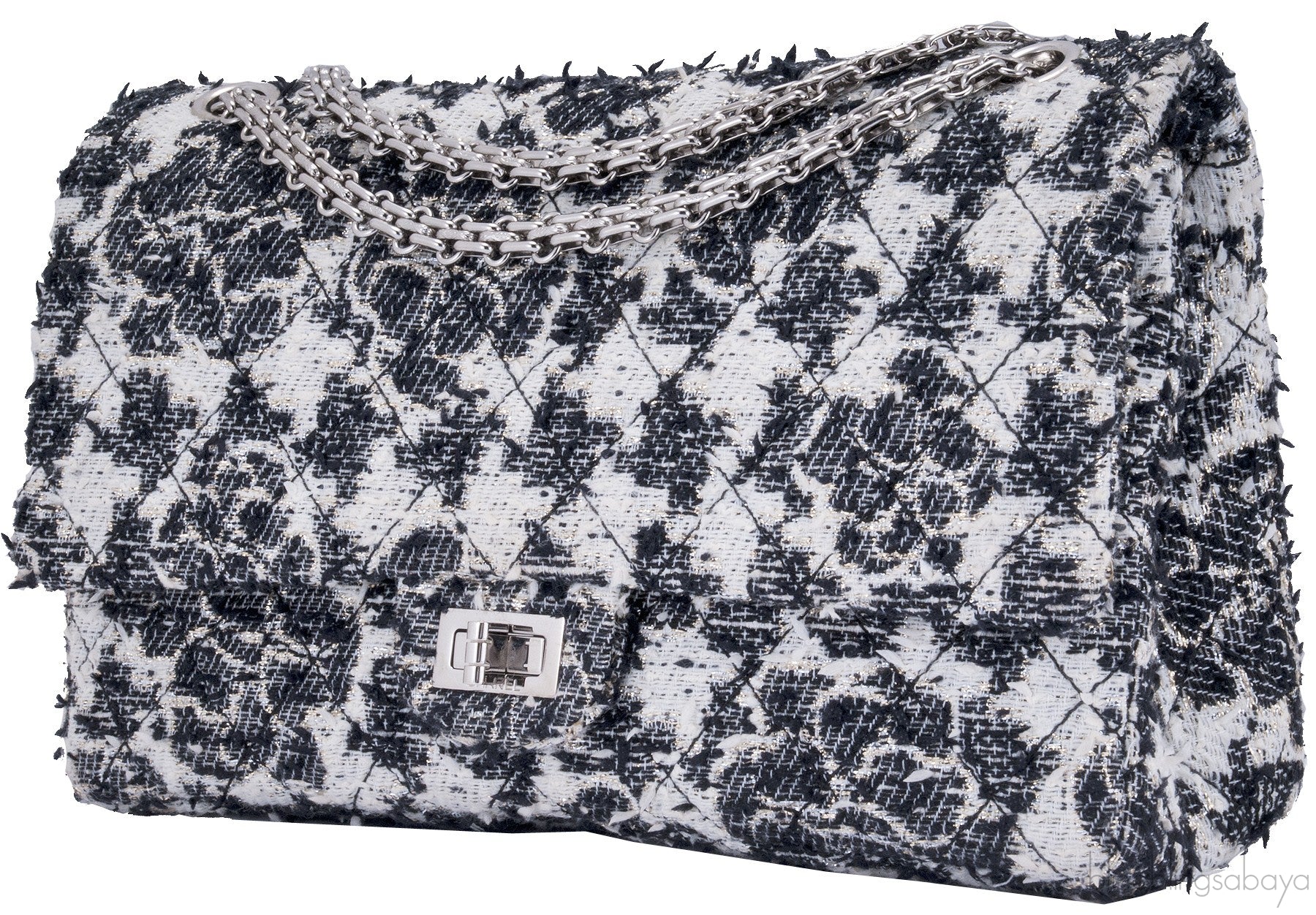2.55 Camellia Tweed Reissue Flap Bag