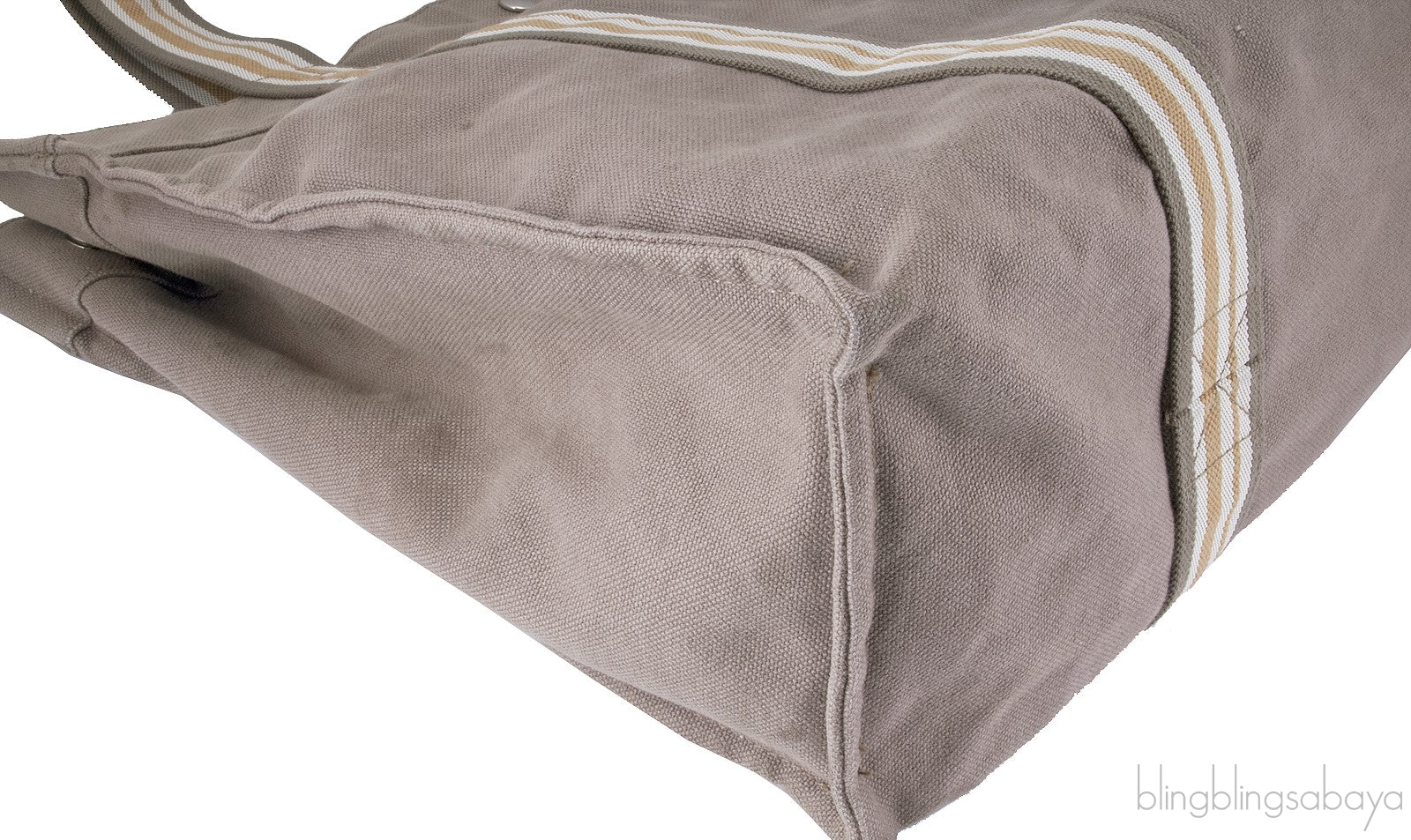 Brown Cotton Canvas Tote