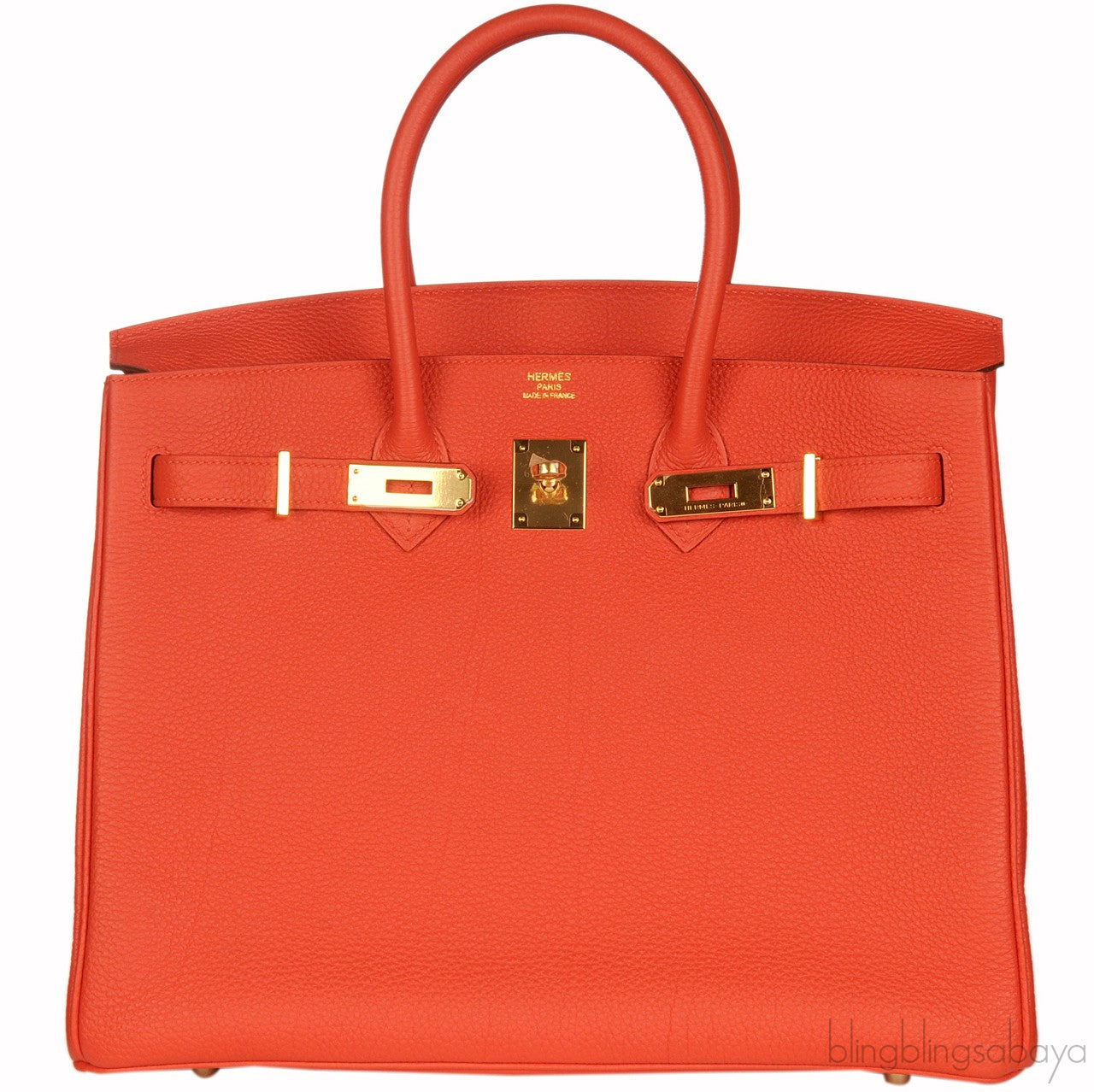 Birkin 35 Capucine Togo GHW