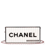 Paris Hamburg White Minaudiere Shoulder Bag