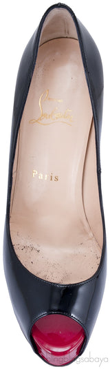 Black Patent Very Prive 120 Pump