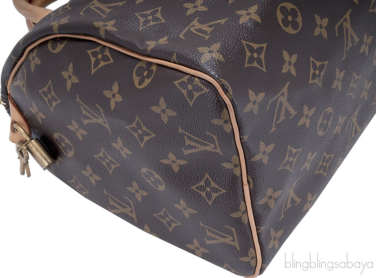 Speedy 30 Monogram Brown Canvas