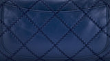 Ultimate Stitch Navy Flap Bag
