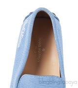 Louis Vuitton Light Blue Epi Suede Men\'s Loafer