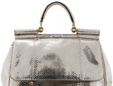 Snakeskin Miss Sicily Metallic Gold