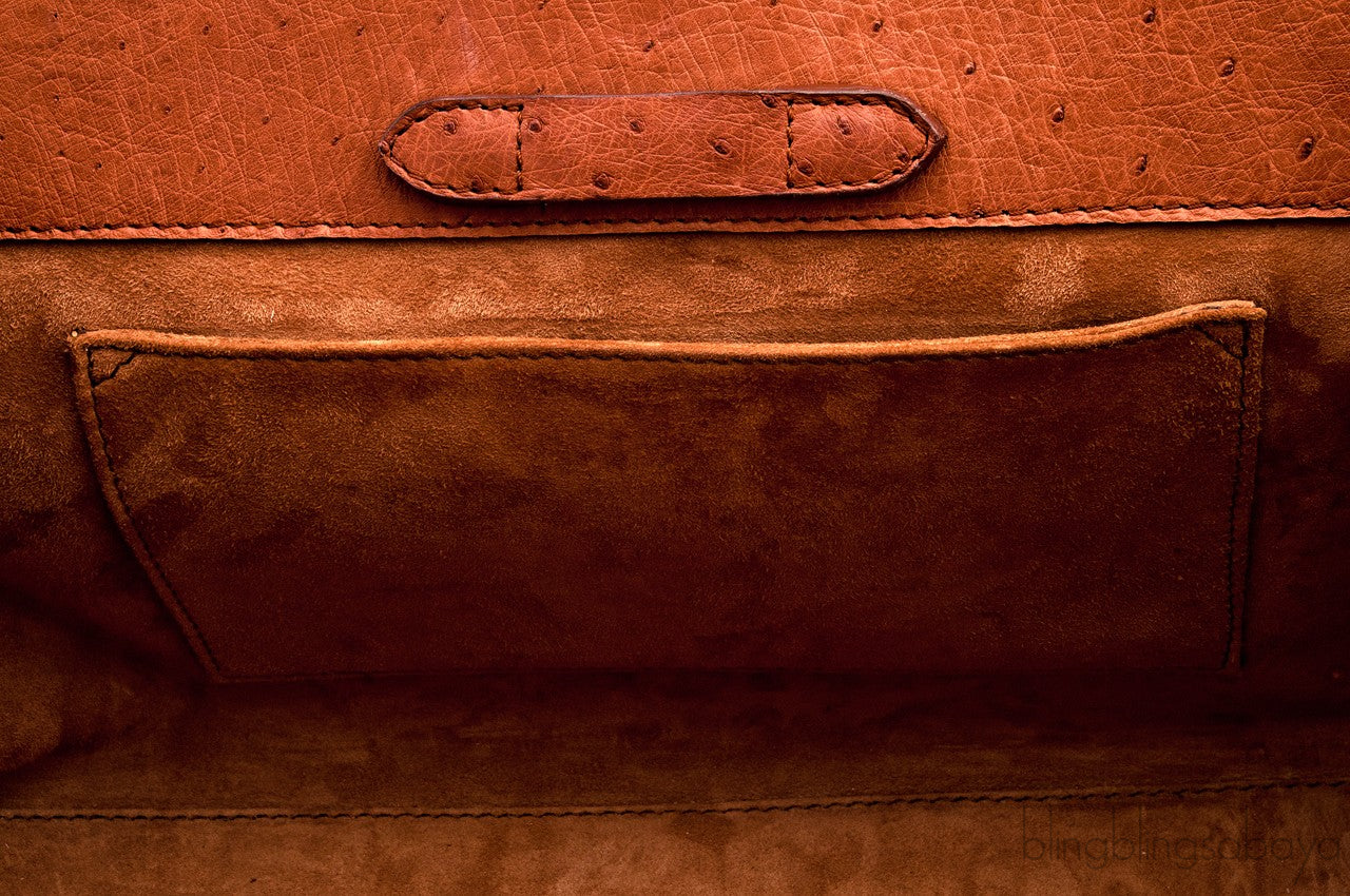 1781 Baby Stretch Cognac Ostrich