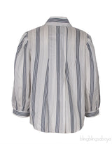 Stripe Grey & White Shirt