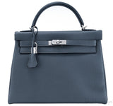 Kelly 32 Blue Orage Togo