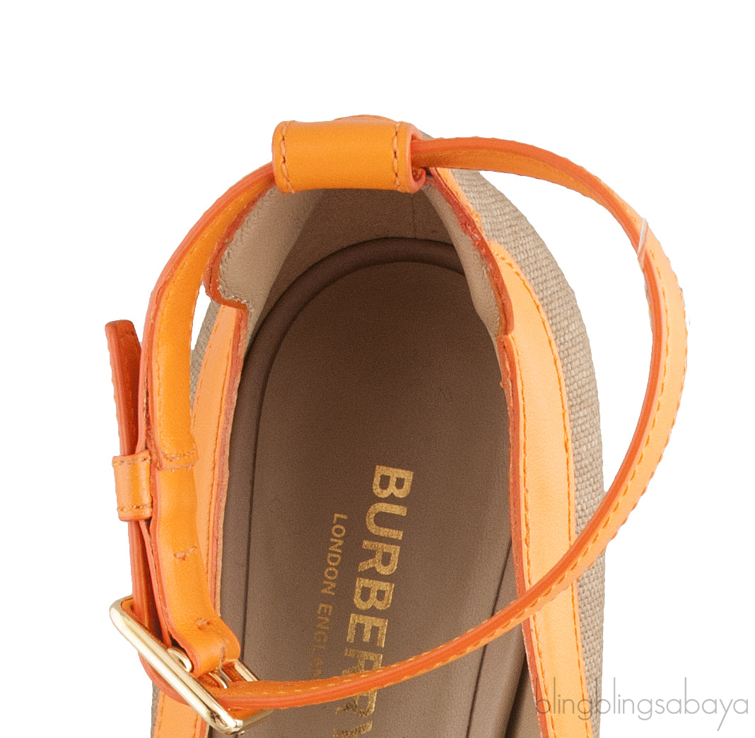 Brecon Contrast Trim Canvas Pumps