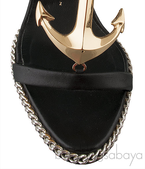 Coline Anchor Wedge Sandals
