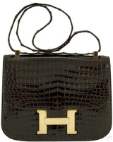 Vintage Constance Brown Crocodile