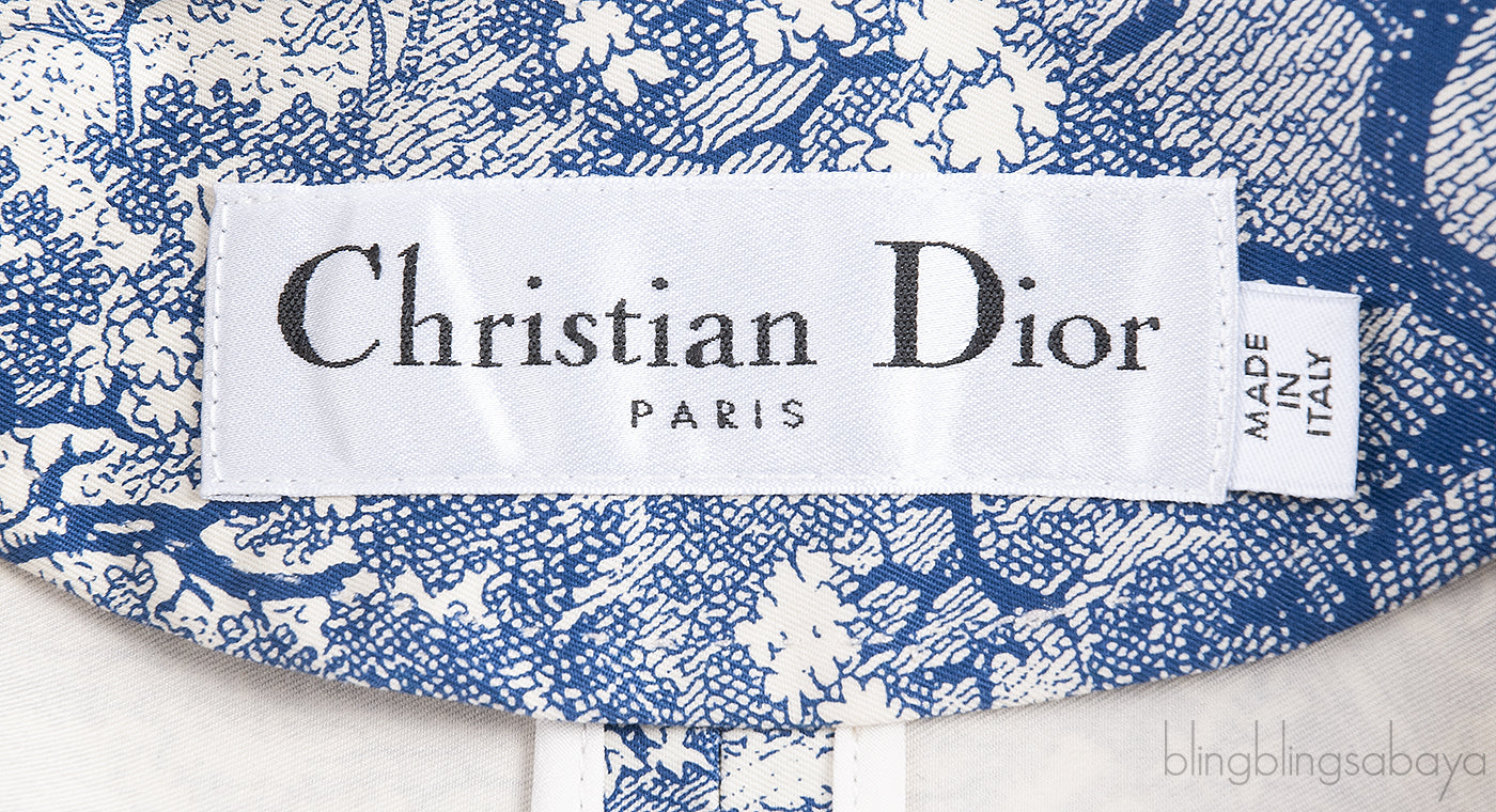 Blue Toile De Jouy Dior Blazer