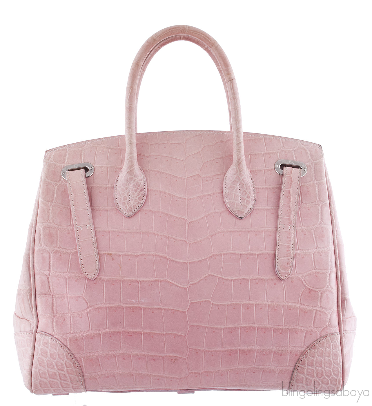 Ricky Light Pink Alligator Bag